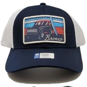 Ford Checkered Flag Sports Bronco Mesh Snapback Hat
